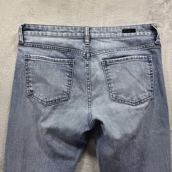 Kut From The Kloth Jeans Womens Size 4 Light Fade Catherine Boyfriend Distressed - Picture 3 of 11